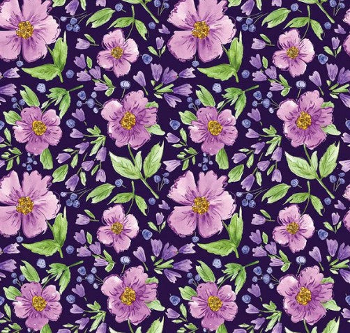 Plum Petals Main Purple