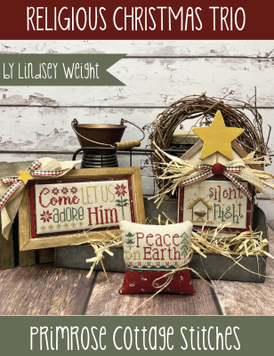 Primrose Cottage - Religious Christmas Trio
