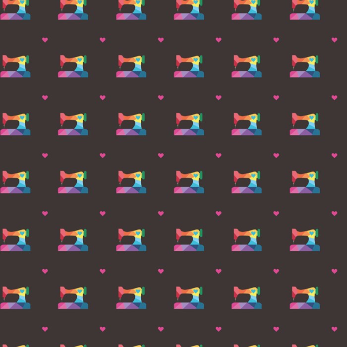 Geo Sewing Machine Black