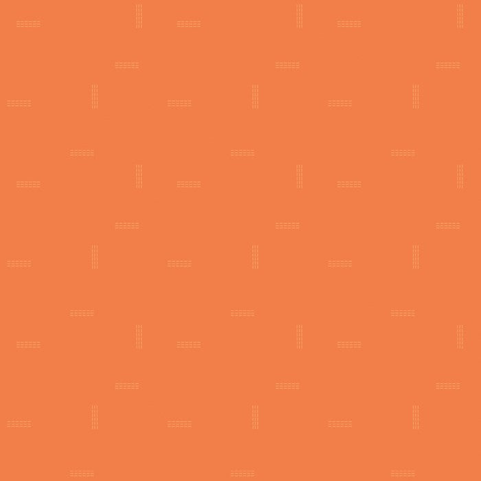 Stitched Up Orange