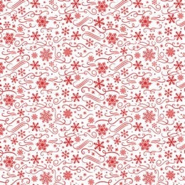 The Magic of Christmas Snowflakes White