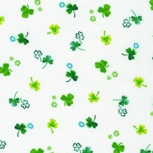 Lucky Day Clover Green Clovers White