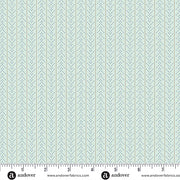 FQ Sewing Bird Chevron Seafoam
