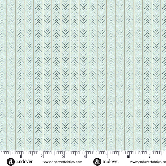 Sewing Bird Chevron Seafoam