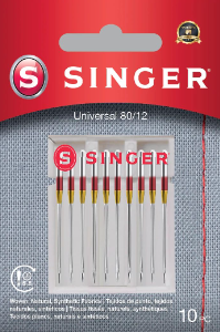 Singer Universal Needles (10 Pk) 80/12