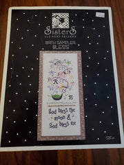 Sisters and Best Friends - Birth Sampler Bless