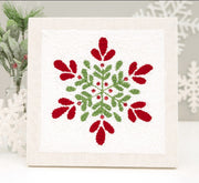 Punch Needle Snowflake Shimmer