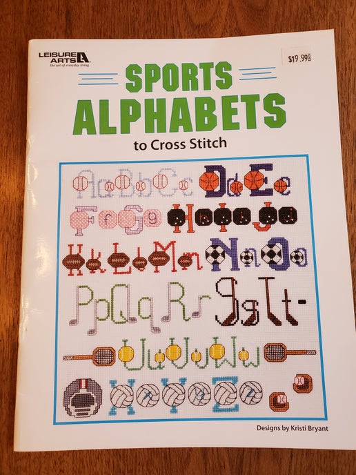 Leisure Arts - Sports Alphabets to Cross Stitch