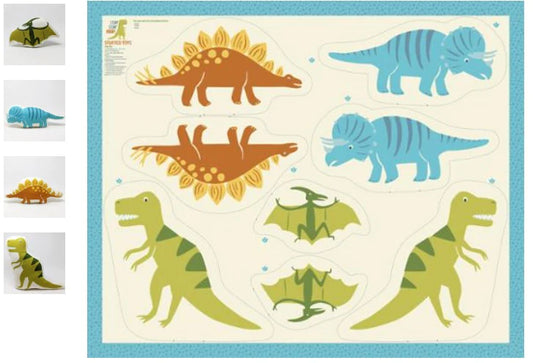 Stomp Stomp Roar Stuffed Dino Panel