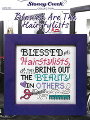 Stoney Creek Collection - Blessed Are The Hairstylists With Heart Button