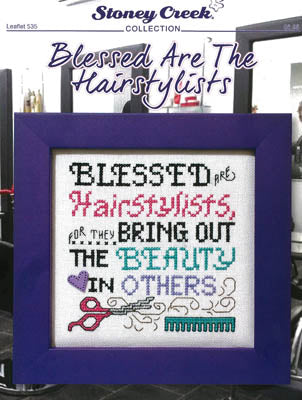 Stoney Creek Collection - Blessed Are The Hairstylists With Heart Button