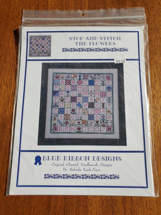 Blue Ribbon Designs - Stop And Stitch The Flowers