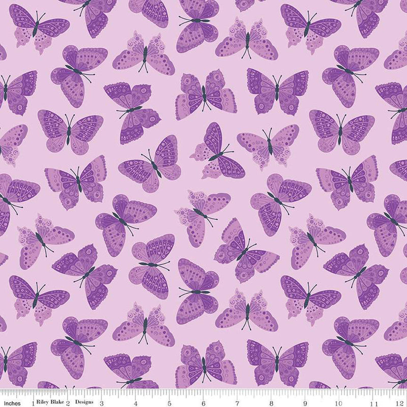 Strength In Lavender Butterflies Lavender - C13223-LAV