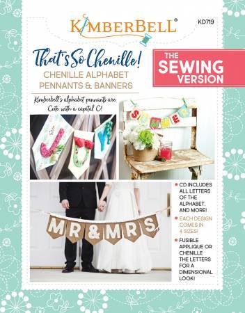 SEWING -That So Chenille Alphabet Pennants and Banners