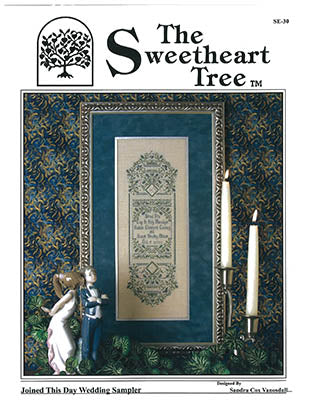 The Sweetheart Tree - Joined This Day Wedding Sampler (includes paillettes)