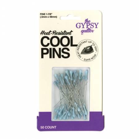 The Gypsy Quilter Cool Pins Bohemian Blue 50pc - TGQ075
