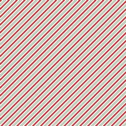 FQ The Magic of Christmas Stripes White - 13645-WHT