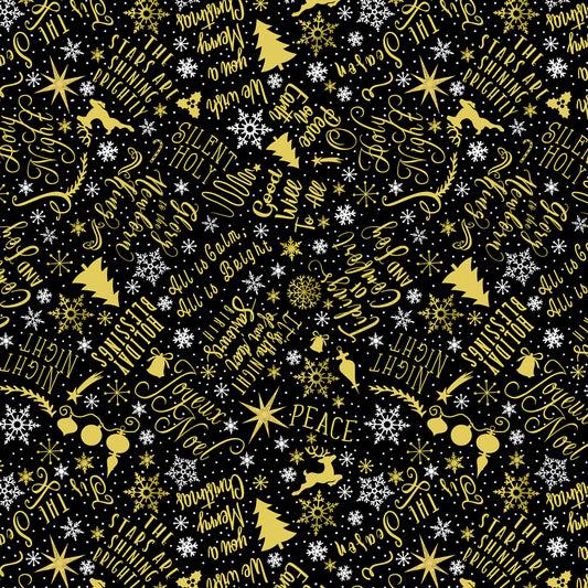 Black Holy Night Words