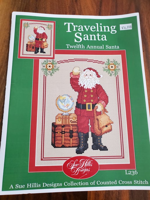 Sue Hillis Designs - Traveling Santa