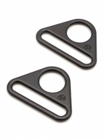 Triangle Ring Flat 1 1/2in Black Metal
