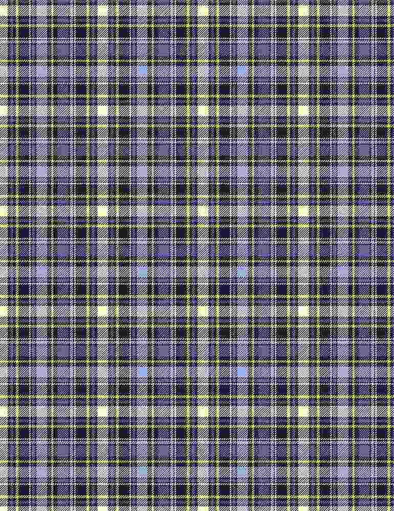 Blue Star Plaid
