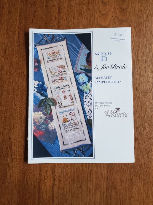 The Victoria Sampler - B is for Bride (with embellishment pack)
