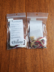 The Victoria Sampler - Bargello Biscornu Embellishment pack