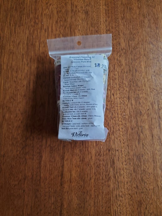 The Victoria Sampler - Beautiful Finishing 11 Victorian Purse Embellishment pack