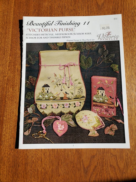 The Victoria Sampler - Beautiful Finishing 11 - Victorian Purse (with embellishment pack)