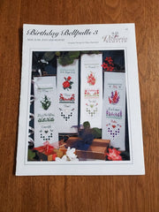 The Victoria Sampler - Birthday Bellpulls 3 - May, June, July and August