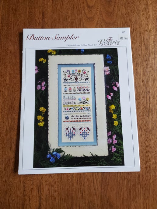 The Victoria Sampler - Button Sampler (with embellishment pack)