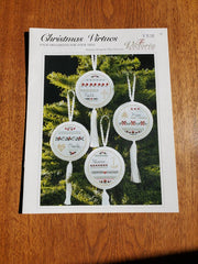 The Victoria Sampler - Christmas Virtues (with embellishment pack)