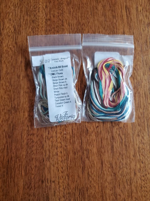 The Victoria Sampler - Connie Angel Embellishment pack