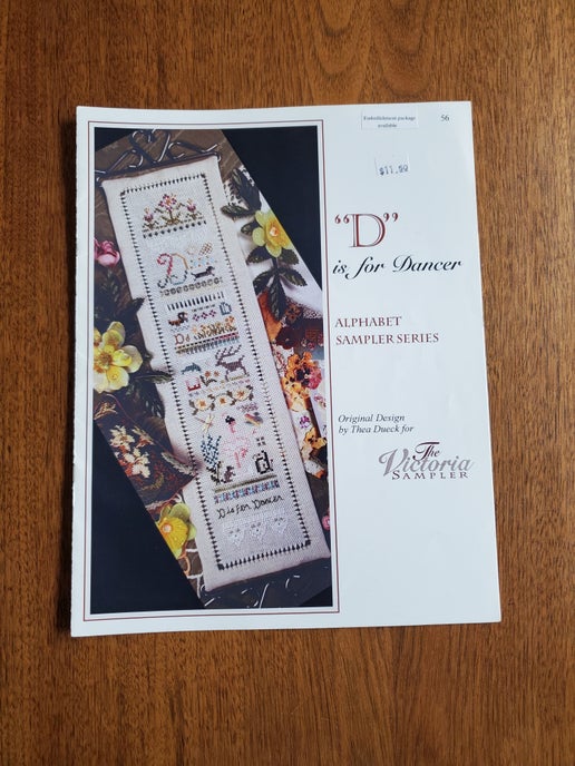 The Victoria Sampler - D is for Dancer (with embellishment pack)