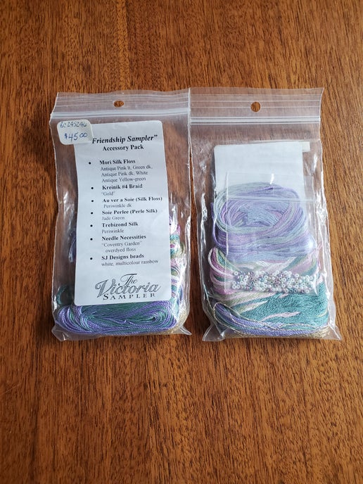 The Victoria Sampler - Friendship Sampler Embellishment pack