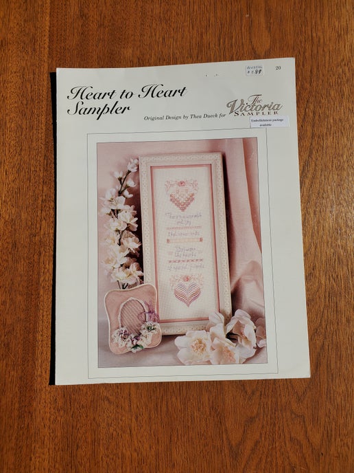 The Victoria Sampler - Heart to Heart Sampler (with embellishment pack)