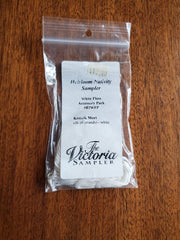 The Victoria Sampler - Heirloom Nativity Sampler White Floss Embellishment pack
