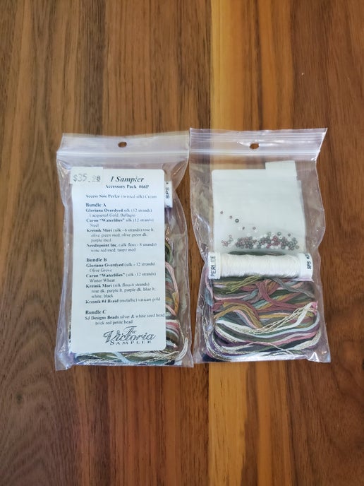 The Victoria Sampler - I Sampler Embellishment pack