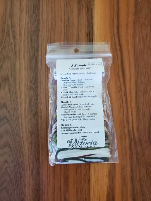 The Victoria Sampler - J Sampler Embellishment pack