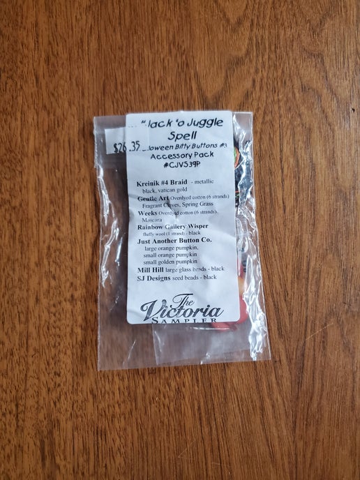 The Victoria Sampler - Jack O Juggle Spell Embellishment pack