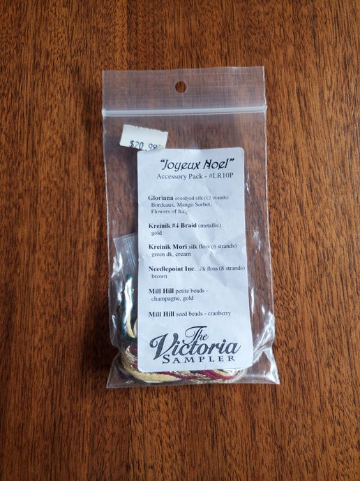 The Victoria Sampler - Joyeux Noel Embellishment pack