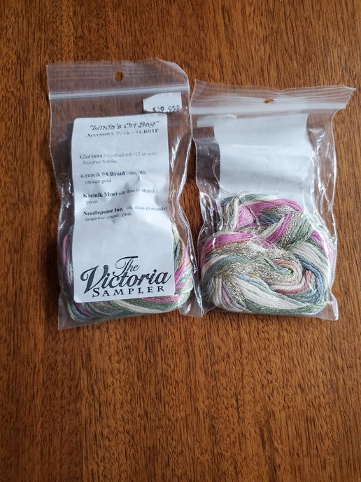 The Victoria Sampler - Linda's Ort Bag Embellishment pack