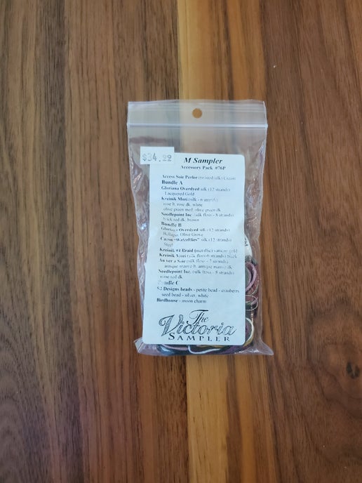The Victoria Sampler - M Sampler Embellishment pack