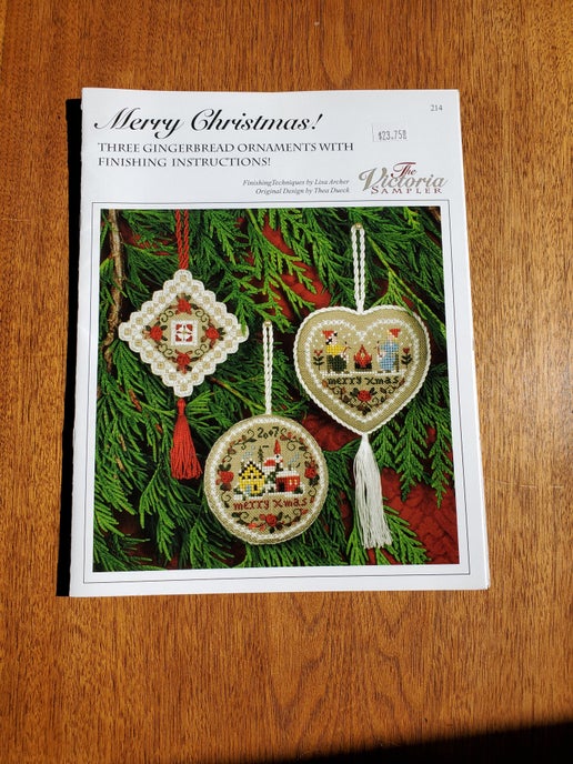 The Victoria Sampler - Merry Christmas (with embellishment pack)