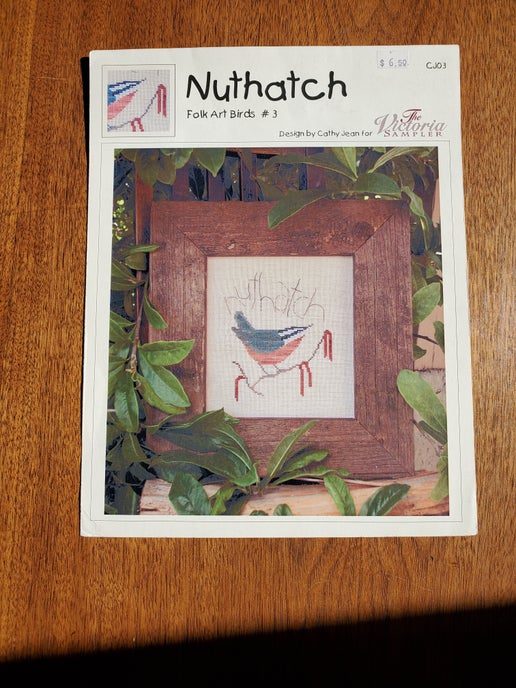 The Victoria Sampler - Nuthatch (with embellishment pack)