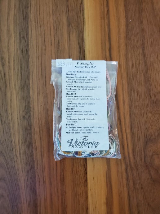 The Victoria Sampler - P Sampler Embellishment pack