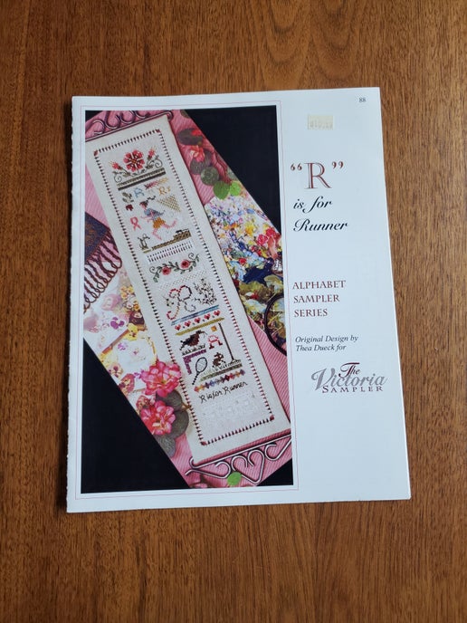 The Victoria Sampler - R is for Runner (with embellishment pack)