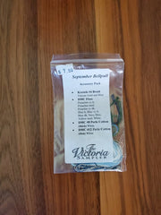 The Victoria Sampler - September Bellpull Embellishment pack