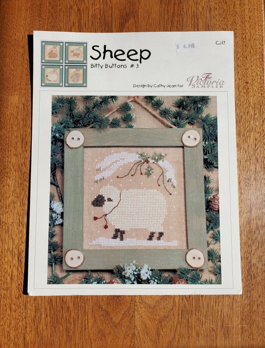 The Victoria Sampler - Sheep (with embellishment pack)