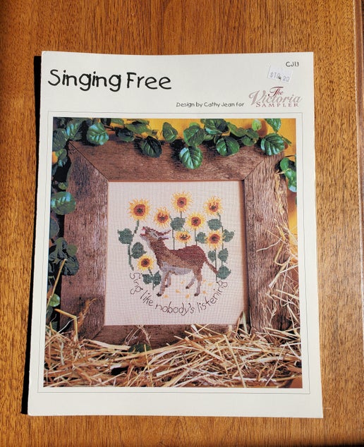 The Victoria Sampler - Singing Free (with embellishment pack)
